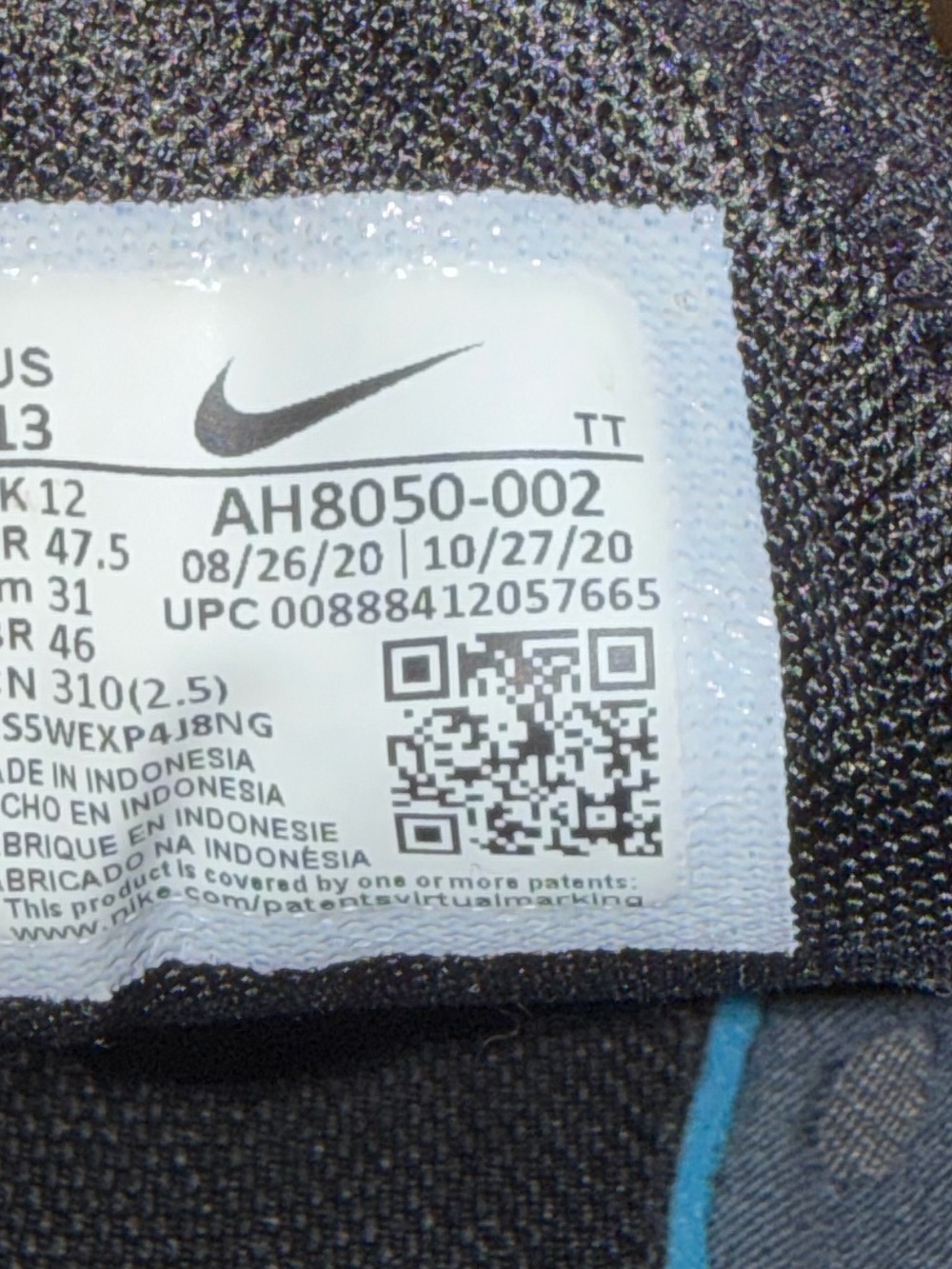 Size 13 Nike Air Max 270 Black White SKU AH8050-002 Gently Used No Box - Picture 7 of 11
